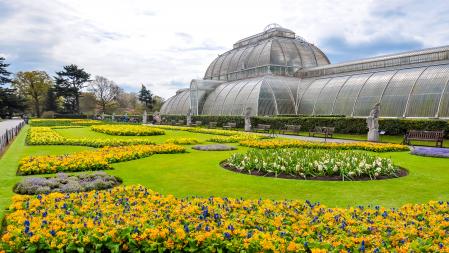 Kew botanical gardens en primavera