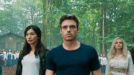 Una imagen de 'Eternals', dirigida por Chloé Zhao