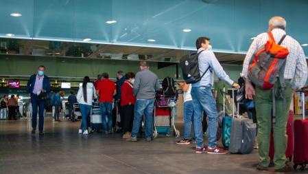 Imagen del aeropuerto de La Palma, en Canarias