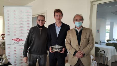 Jordi Casoliva (ACPJG), David Puig y Alejandro Andreu (FCG)