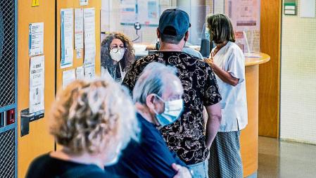 foto XAVIER CERVERA 23/09/2021 centro d asistencia primaria CAP Maragall (passeig maragall /carrer sant antoni maria claret ,barcelona) q vuelve a la normalidad poco a poco tras la pandemia por covid, y tras superar la quinta ola d coronavirus