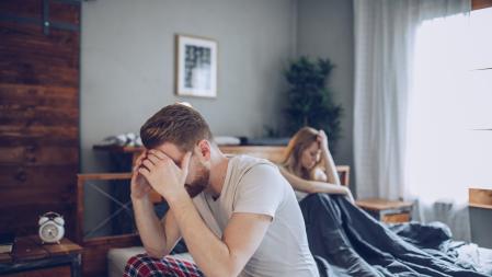 Pareja con problemas sexuales