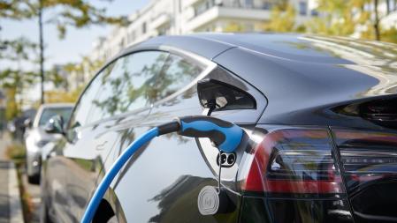 Recarga de un Tesla Model S