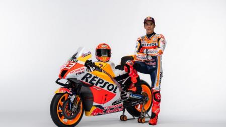 Marc Márquez, con su nueva Honda RC213V