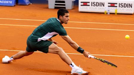 Barcelona Open Banc Sabadell. Partido Carlos Alcaraz y S. Kwon .