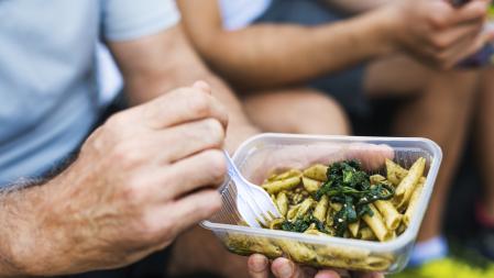 Ensalada de pasta con verduras