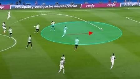 Clave táctica del Betis - Barça
