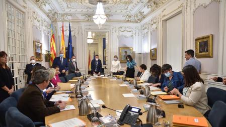 La reunión de este martes de la Junta de Síndics.