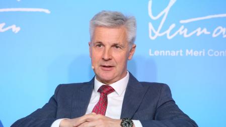 El ministro de Defensa letonio, Artis Pabriks