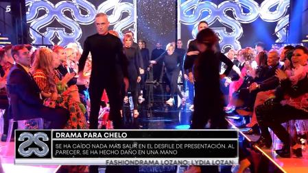 Chelo García-Cortés trasladada al hospital tras una caída en ‘Sálvame Fashion Week’