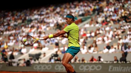 Rafael Nadal, este domingo en París