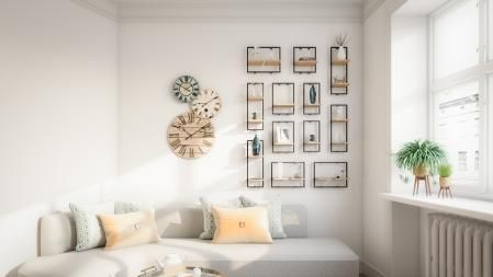 Sofá adaptado a un salón pequeño

The scene was rendered with photorealistic shaders and lighting in Autodesk® 3ds Max 2020 with V-Ray Next with some post-production added.