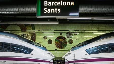15 - 07 - 2022 / Barcelona / AVE en Sants - Tren Alta Velocidad / Foto: Llibert Teixidó