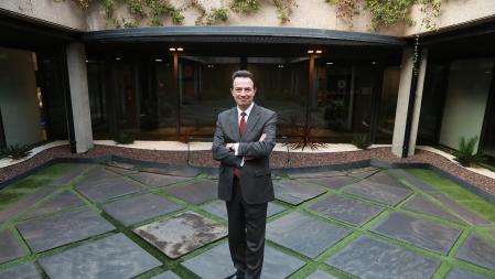 Arturo Gonzalo Aizpiriz en la sede de Enagás