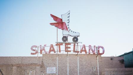 Skateland, en Mamphis. El patinaje, una tendencia importada de EEUU