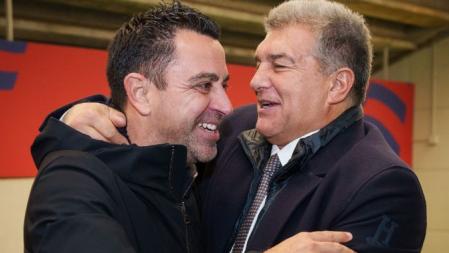 Xavi y Laporta