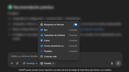 Conectores de ChatGPT.