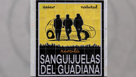 Portada del álbum 'Revolá' del grupo Sanguijuelas del Guadiana.&nbsp;