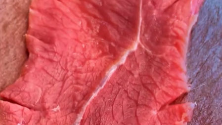 Los cortes que se deben realizar en el filete para evitar que se abombe