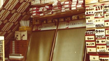 La mercería con sus productos