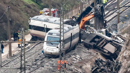 Imagen del tren Alvia en Adamuz