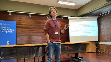 Pedro Rey en un 'workshop'