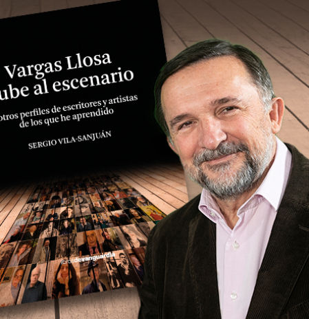 Vargas Llosa sube al escenario