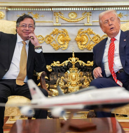 Trump y Petro aparcan sus diferencias y acuerdan cooperar contra el narcotráfico