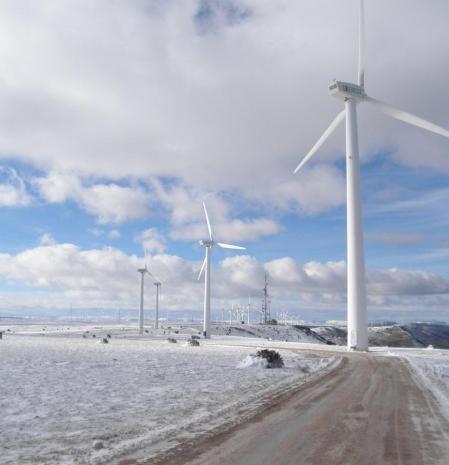 Parque eólico vientos de Miramar