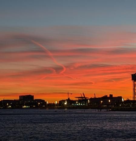 Atardecer en Barcelona