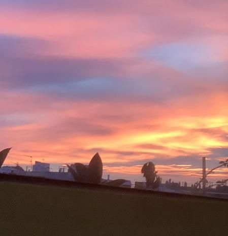 Amanecer en Barcelona.