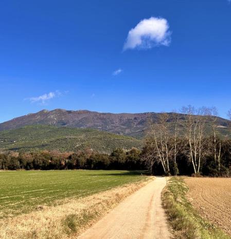 Camino de contrastes en Sant Esteve de Palautordera.