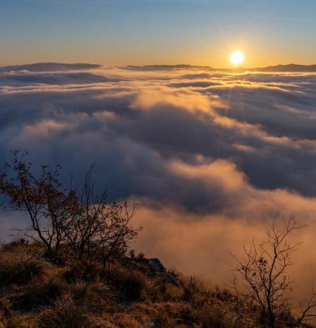 Las olas de niebla de Muntanyola.