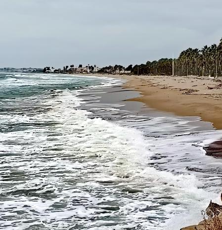 Mala mar en Roda de Berà.