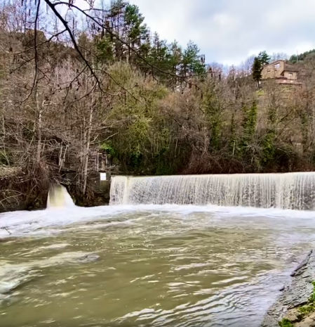 Crecida del río Freser.