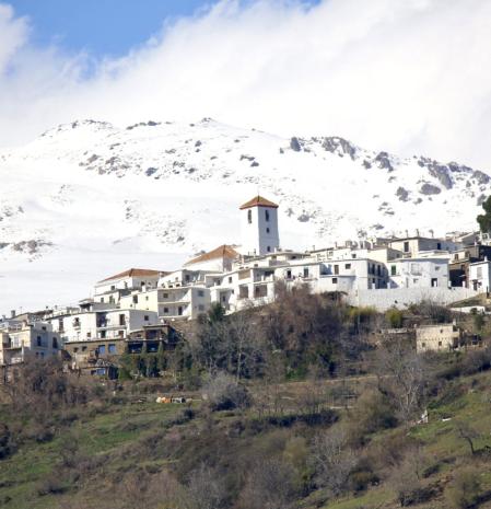 El triple paisaje blanco de Capileira.