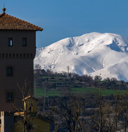 Puigmal lleno de nieve.