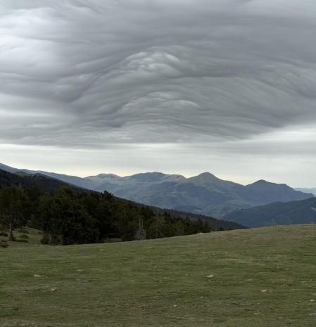 El cielo anuncia la tormenta.