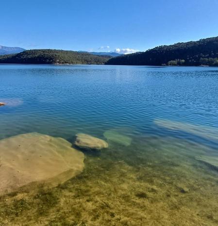 Pantano de Sant Ponç, al 90%.