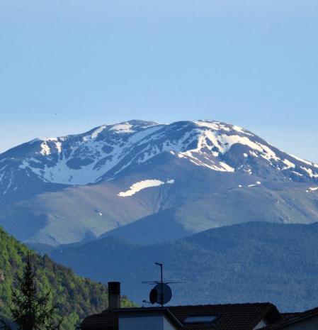 El Puigmal ya con poca nieve.