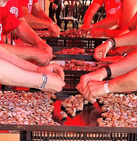 El caracol, el auténtico protagonista del Aplec del Caragol de Lleida.