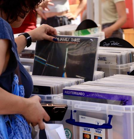 Primera feria del vinilo de Palafrugell.