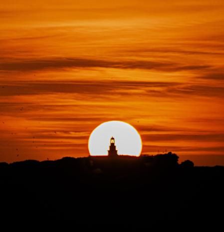 Amanecer visto desde la Platja dels Griells en L'Estartit.
