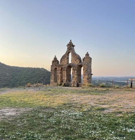 El castillo de Sanaüja en la Segarra, Lleida.