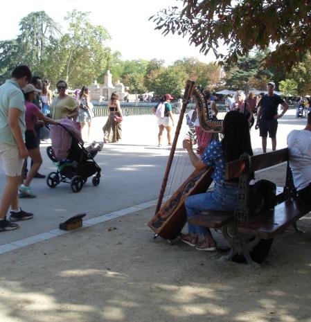 El inicio del otoño en El Retiro.