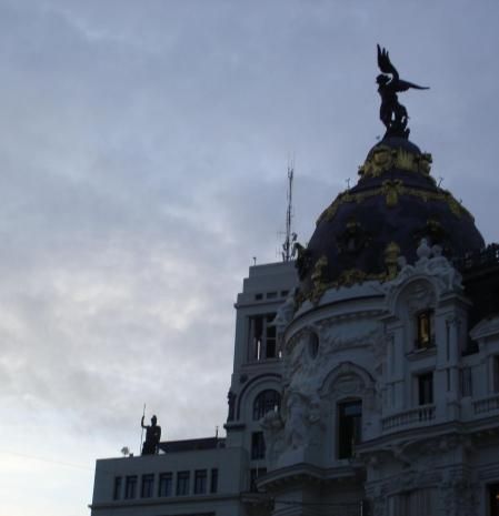 Minerva y la Victoria Alada.