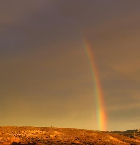 Arcoíris en Alcorisa