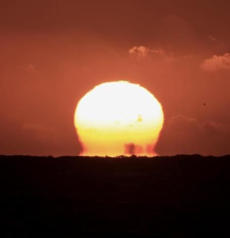 Amanecer en la playa de Pals.