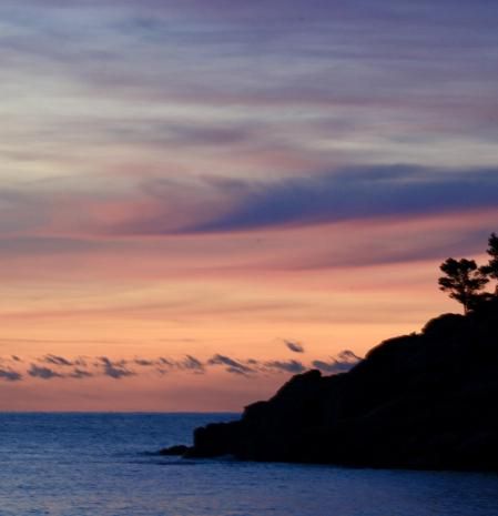 Amanecer de invierno en La Fosca.