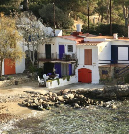 Cala s’Alguer en invierno.